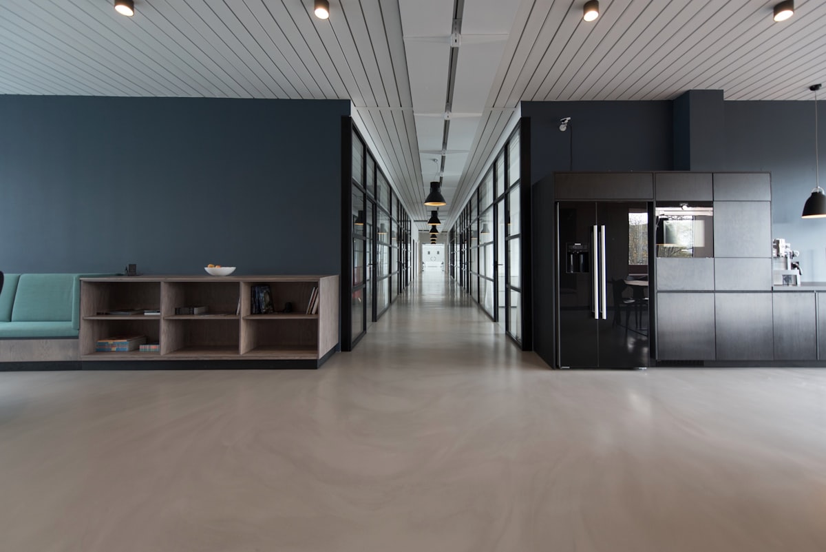 Commercial building interior